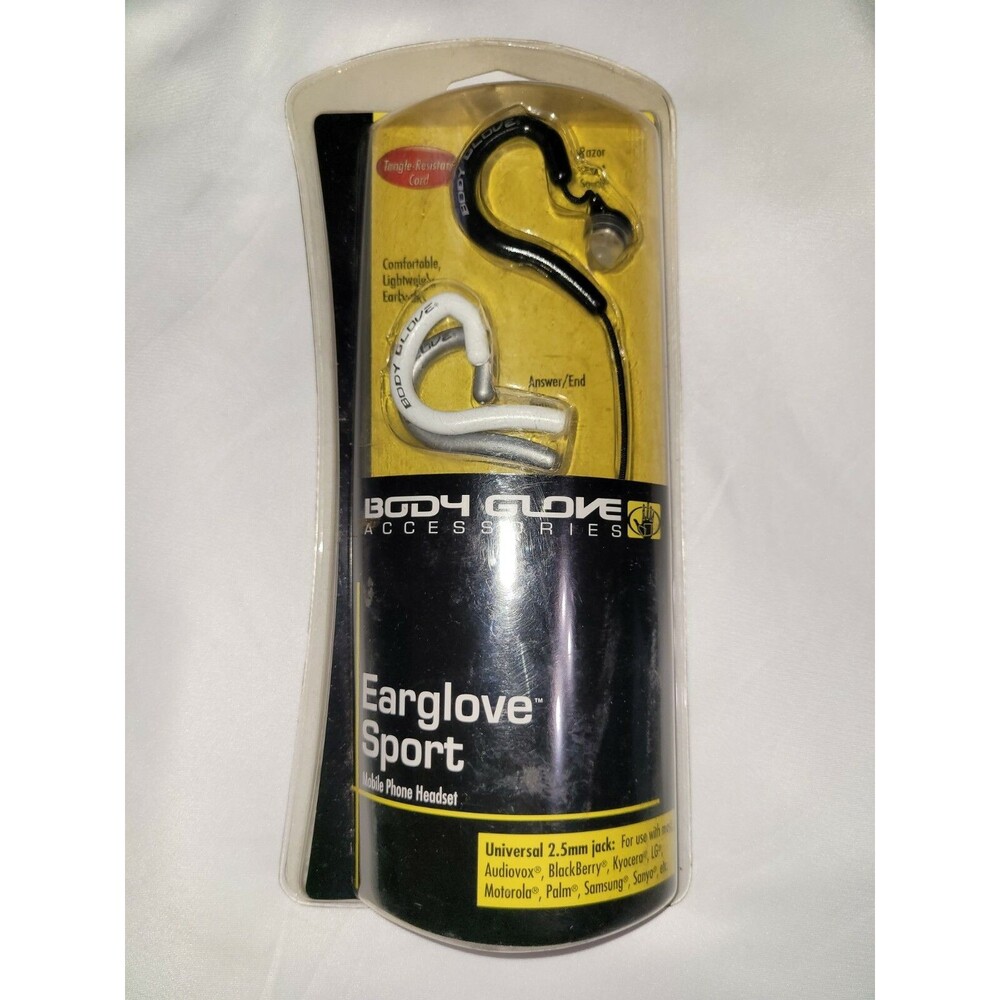 Body Glove Accessories Earglove Sport Mobile Phone Headset  Universal 2.5mm Jack